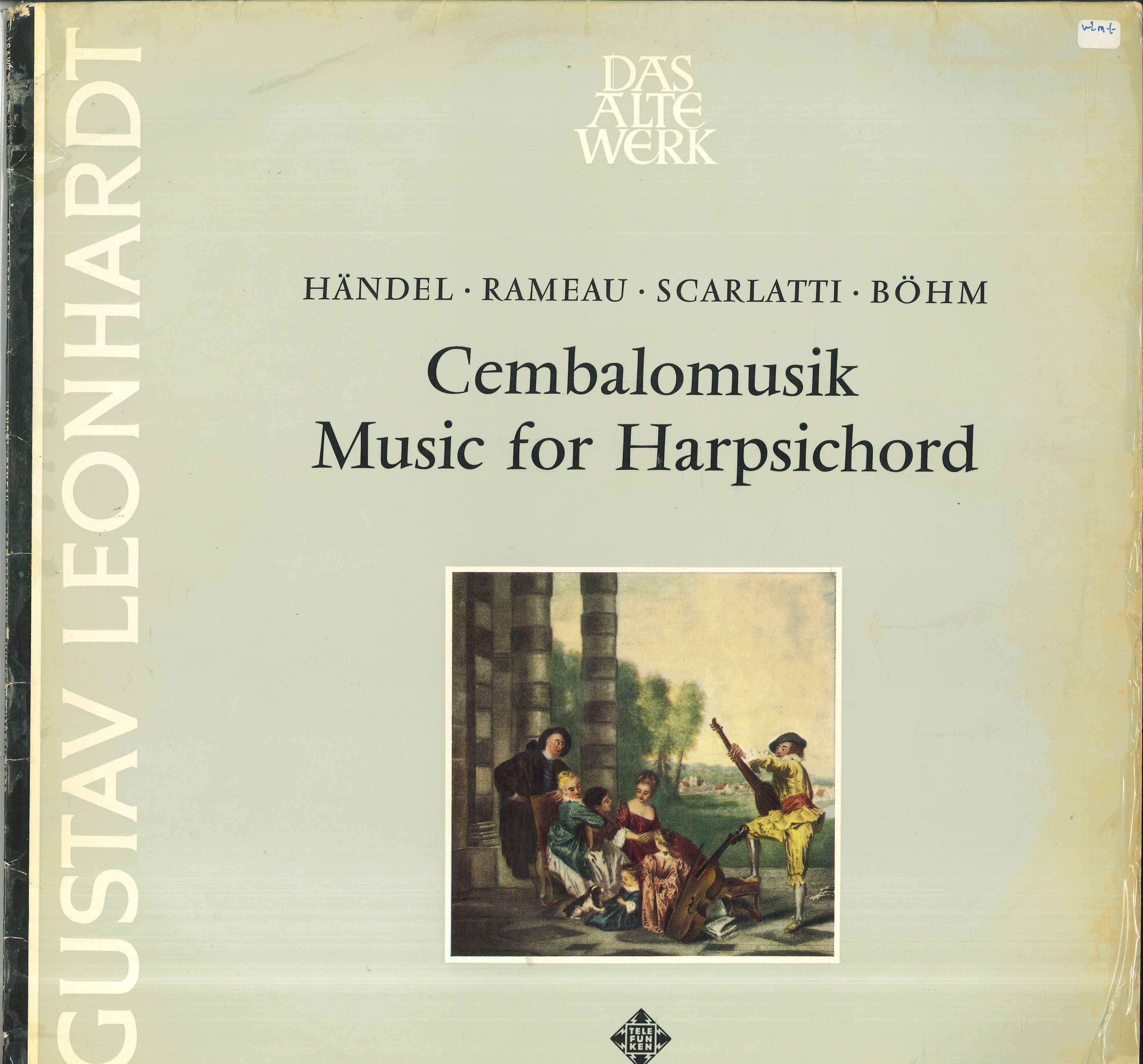 

LP Record GUSTAV LEONHARDT Cembalomusik Handel Rameau Scar SAWT9422B TELEFUNKEN Germany Classical Used