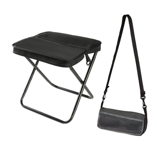 Mini Folding Stool with Carry Bag Portable Lightweight Heavy Duty Waterproof Outdoor Camping Backpacking Beach Picnic Fishing Collapsible Chair Seat