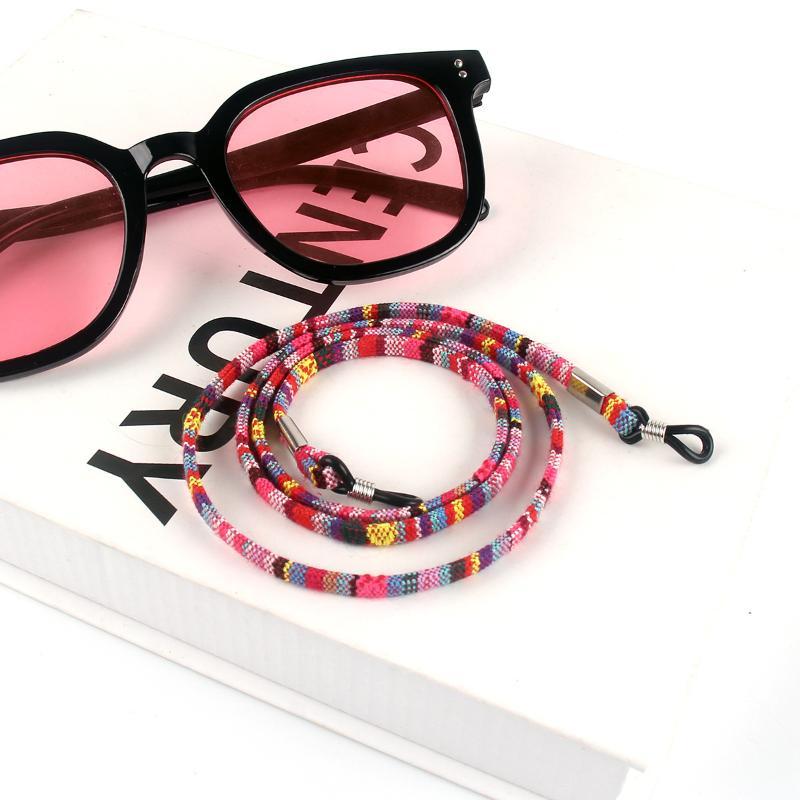 Boho Glasses Sunglasses Cotton Neck Strap High End Ethnic Rope Glasses Fixing Hanging Neck Chain Women Men Eyeglasses Straps