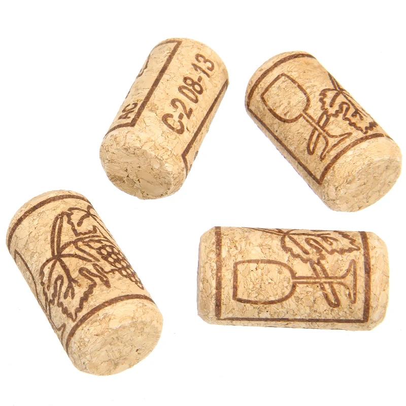 100pcs Wine Corks Bungs Beer DIY Wine Bottle Sealing Stopper Bungs Plug 0.8''x1.6'' Home Brewing Wine Bottle Cork Bungs Supplies