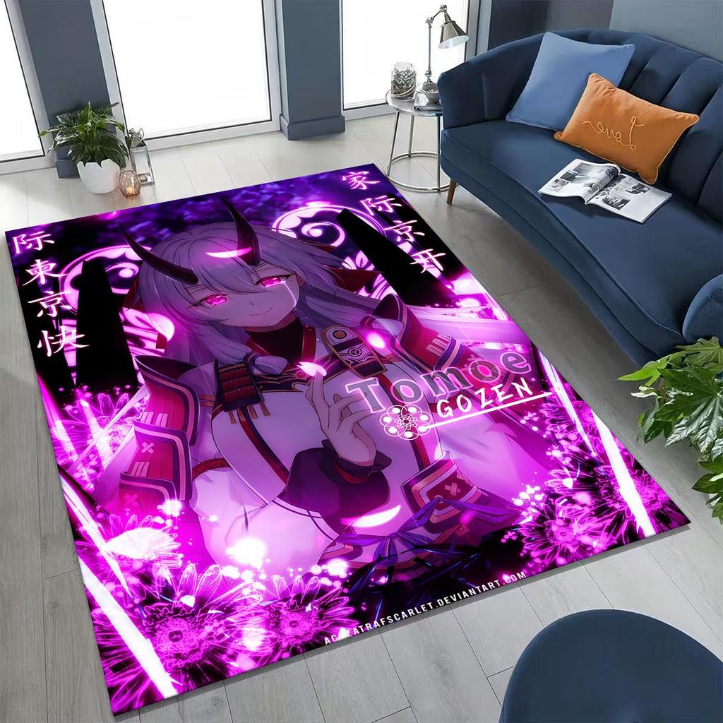 002 Zero Two DARLING in FRANXX Sexy Girl Cartoon Carpet Rug for Bedroom Living Room Sofa Home Doormat Decor,Non-slip Floor Mat