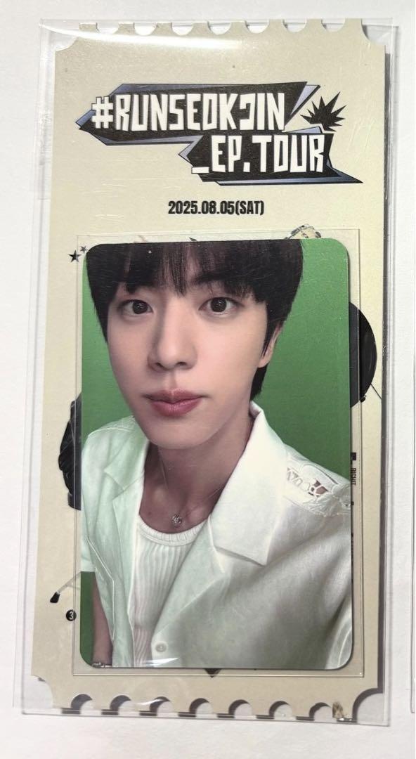 

[USED] BTS JIN London admission bonus DAY1 trading card