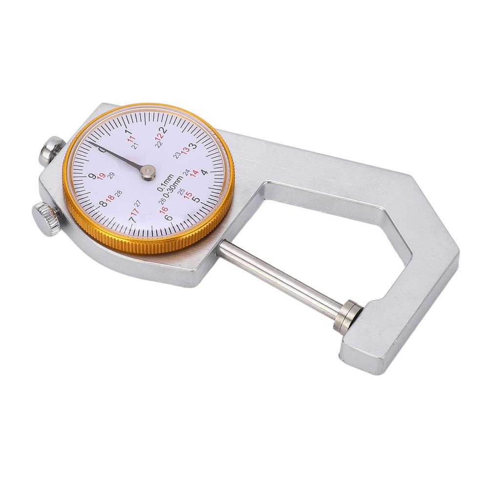 Flachkopf-Dickenmessgerät Hohe Genauigkeit Taschen-Dickenmesswerkzeug für Papier Folie Leder