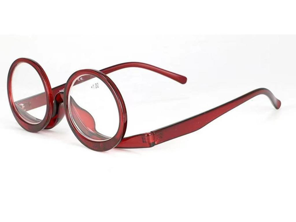 Women's Fashion Flip-Up Magnifying Makeup & Reading Glasses - Rotating Design