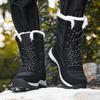 Lovers casual snow boots winter warm velvet cotton boots men's non-slip comfort outdoor boots unisex cross-country hiking boots