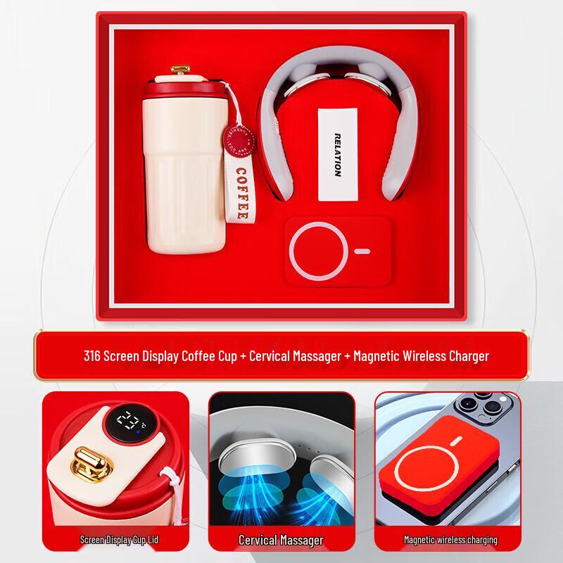 Stainless Steel Smart Mug Gift Set