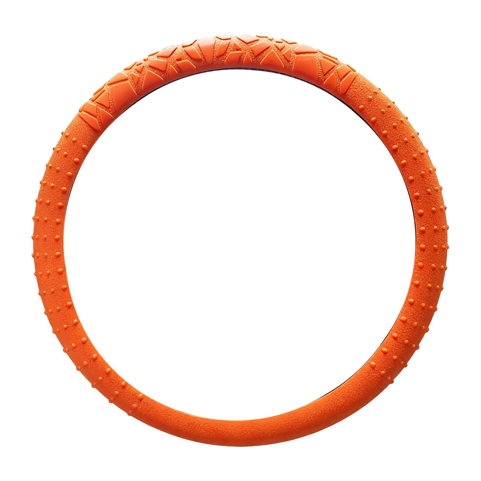 

Steering Wheel Cover Geometric Pattern Cover Anti Slip Silicone 15in Steering Wheel Protector Auto Interior Accessories