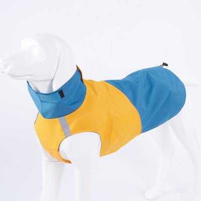 Dog Jacket Waterproof Turtleneck Reflective Outdoor Raincoat for Small Medium Large Dogs