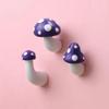 3D Red Mushroom Refrigerator Sticker Standing Sitting Hug Cartoon Refrigerator Decorative Magnetic Sticker Resin Gift
