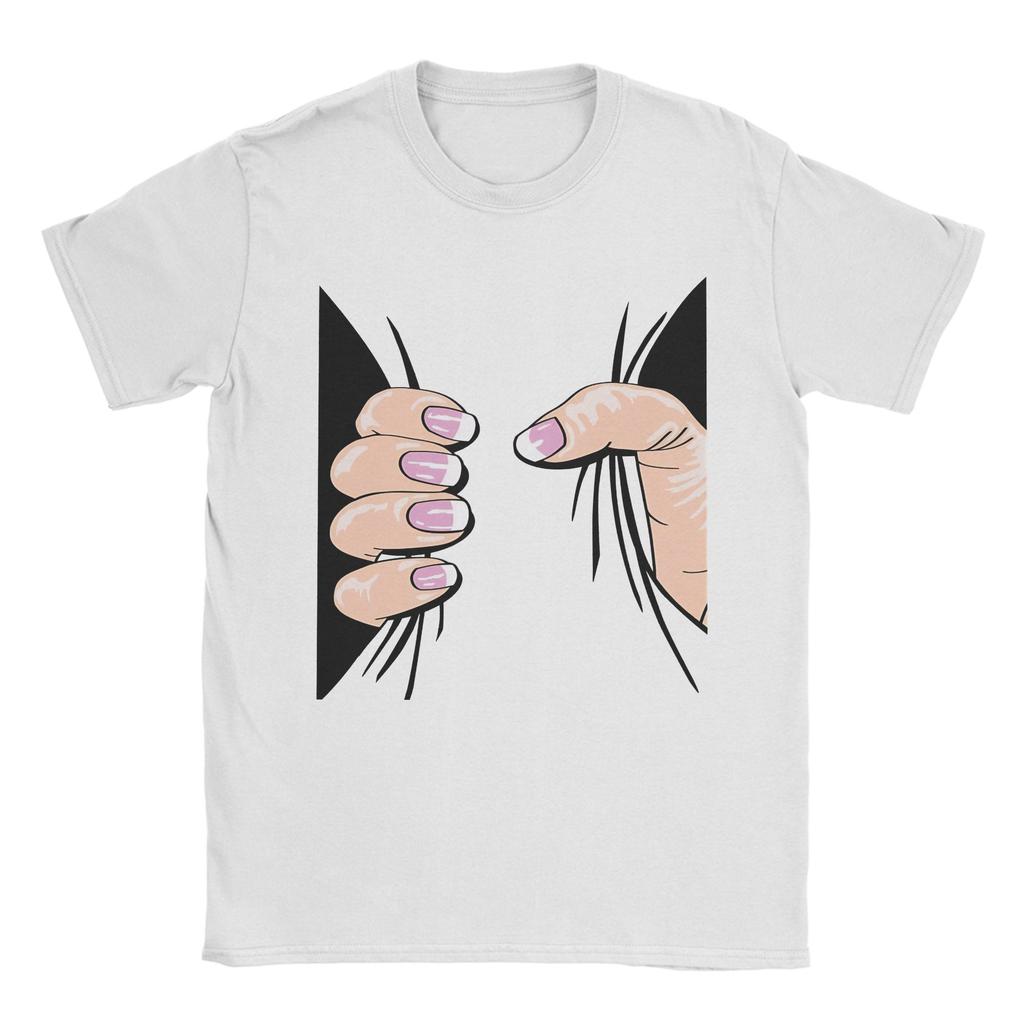 Big Hand Squeezing 2 Unisexs T Shirt Leisure Tees Short Sleeve Crew Neck TShirts 100 Cotton Big Size Clothing
