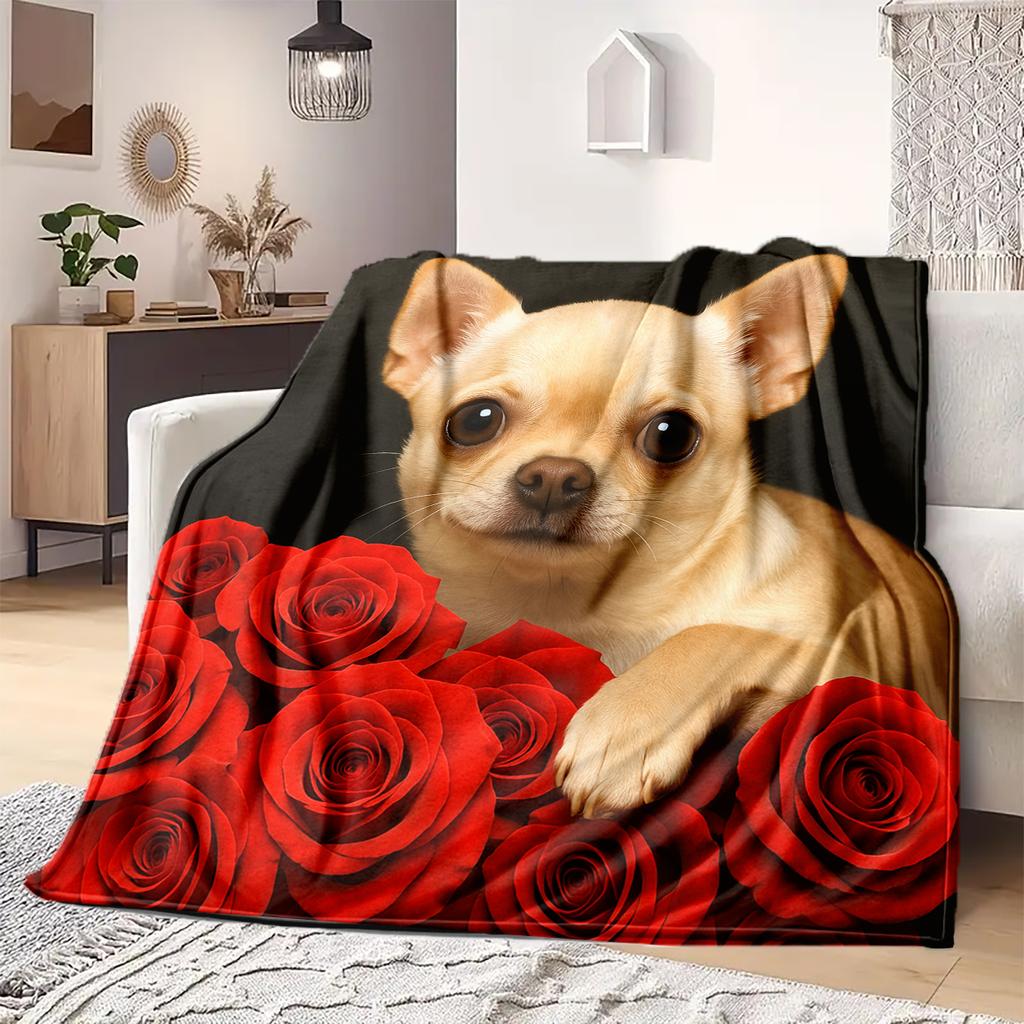 1 шт. Фланелева ковдра з мультяшним принтом, Висока якість, Зручна для всіх сезонів, Декор для дому, Тепло та затишок, Ідеальний подарунок на Різдво, День народження