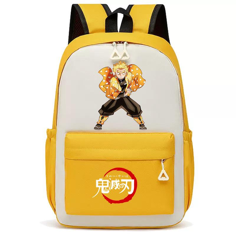 Japan Cartoon Comics Demon Slayer Student Backpack, Korean Style Trendy Dual Shoulder Backpack 0018