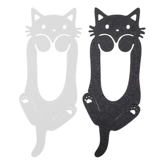 Cute Cat Bookmark Plastic Notebook Clip Marker Creative Animal Shape Functional Page Holder for Reading