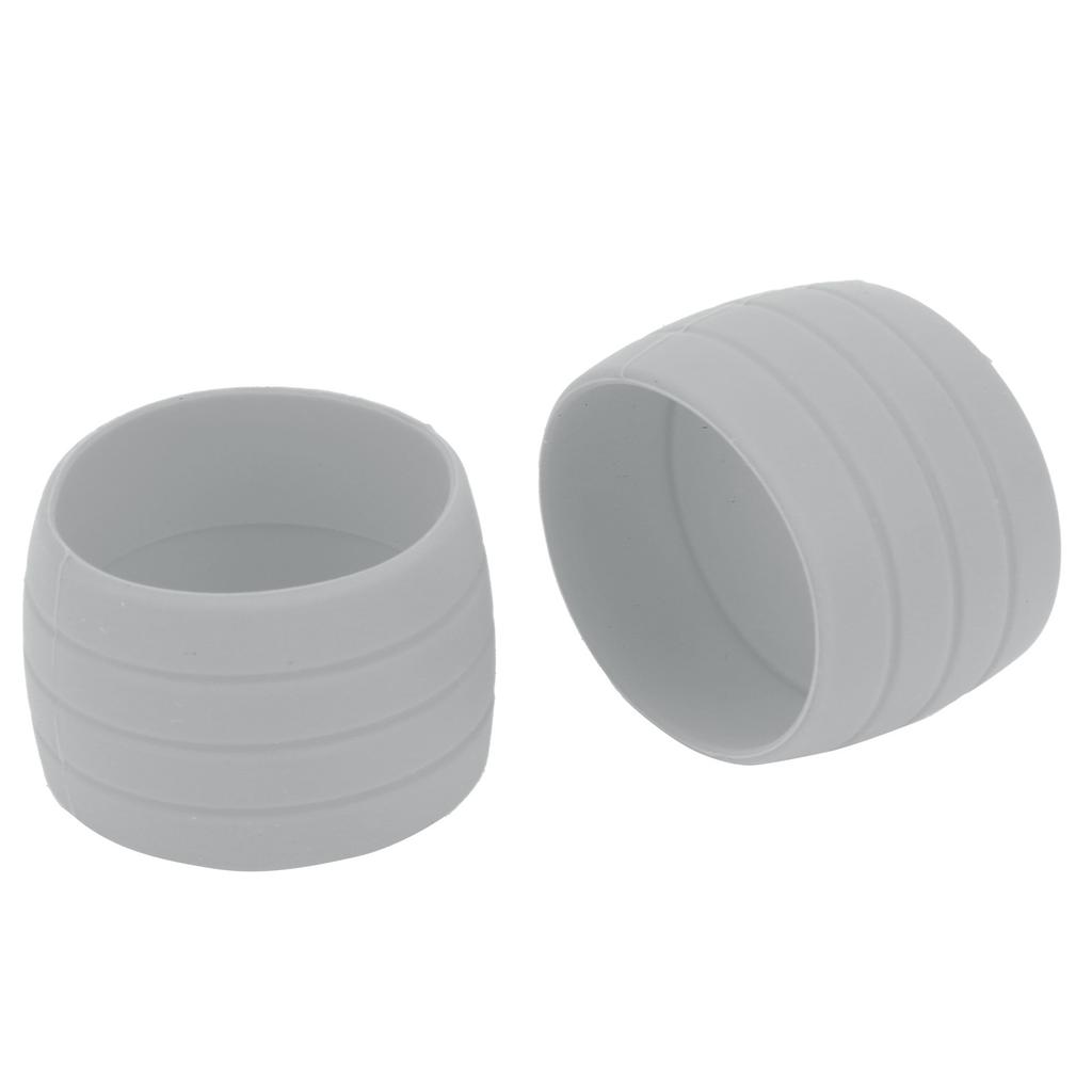 Bike Silicone Elastic Strap Fixing Ring AntiSkip Plugs Strap Loops for Road Bike Bar Tape(Gray )