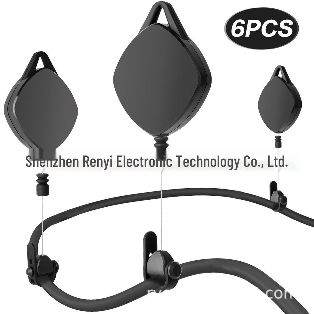 6-pack utdragbar kabelvinda & VR-headsetkrokset
