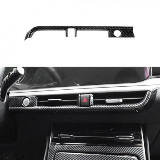 For 2021 2022 Kia K5  Interior Central Console Air Outlet Vent Trim Carbon fiber
