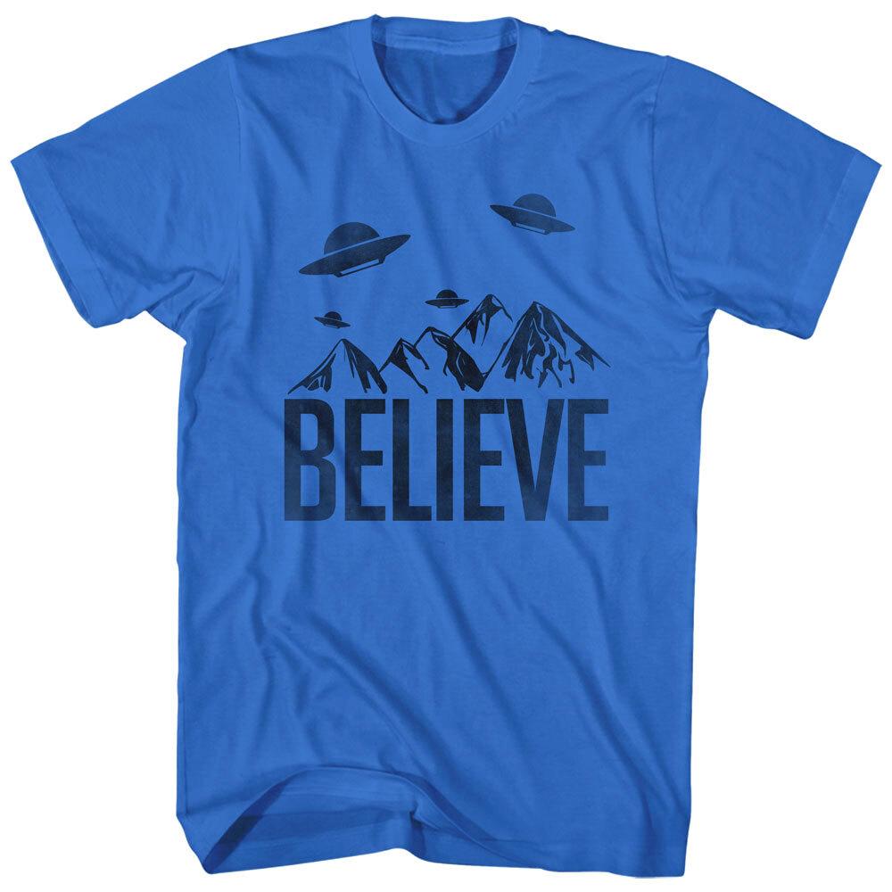 Cosmic Society Believe in UFO Men T Shirt S