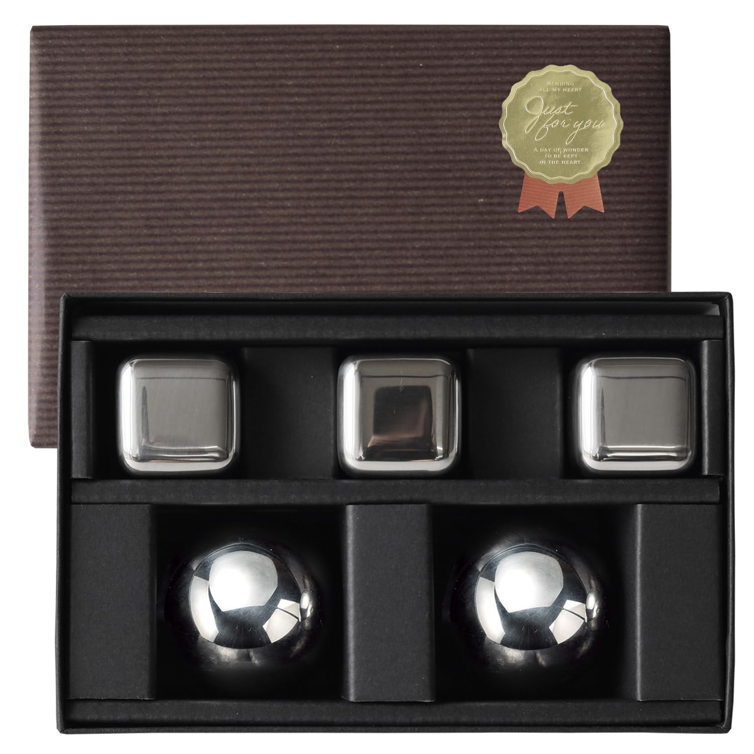 

Day Stainless Steel Ice Cube Ice Birthday Present [Dolce duo] Father s Ice, Ice, Set, Non-Melt (Gift Wrapped, Boxed) Men s DAM-338