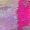 Tela Brillante de Lentejuelas 100x130cm Chip Flip de 5mm Funda de Almohada Material de Lentejuelas Reversible Escama de Pez Funda de Almohada Reversible Material de Lentejuelas Disfraz de Escenario Accesorios de Moda