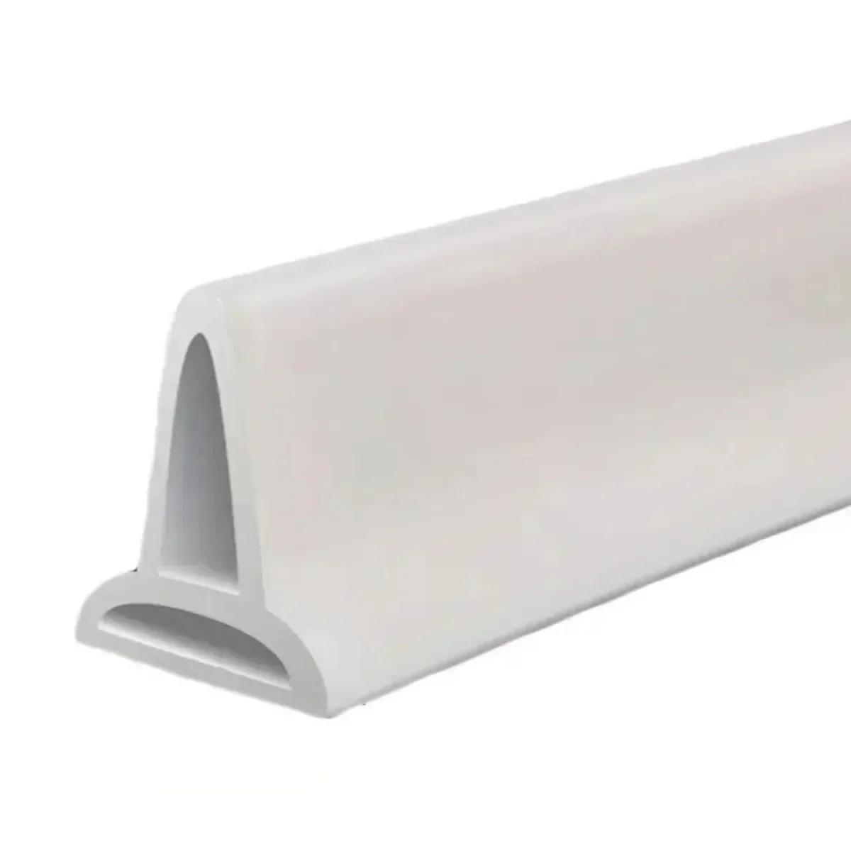 

Новая заглушка для воды в ванной комнате, силиконовая удерживающая полоска, барьер для душа, барьер для затопления, сухой и влажный разделительный барьер, белый 30 мм