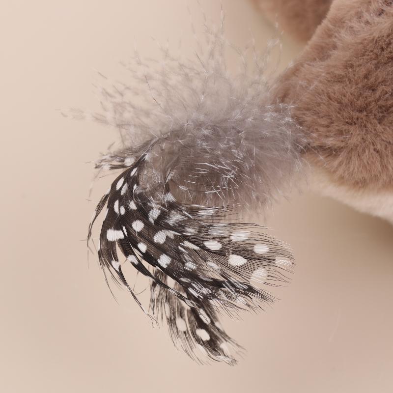 Simulated Bird Cat Toy Interactive Toys Dog Rechargeable Chirping Flapping Bird(No Flying) Touch Activated Plush Pet Toy