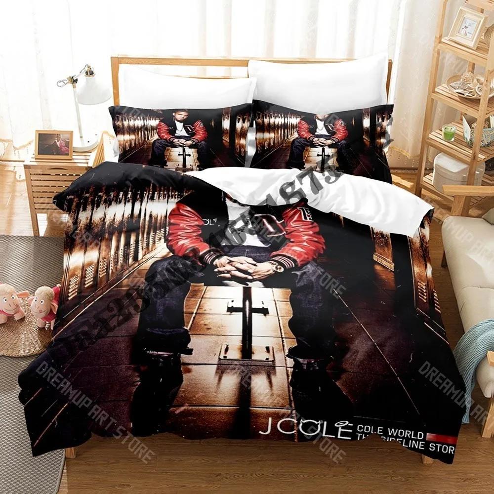 3D Print J Cole Bedding Set Single Twin Full Queen King Size Bed Set Adult Kid Bedroom Duvetcover Sets 3D Print Anime Bed Sheet