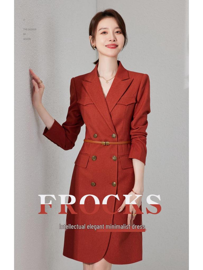 Aishangchen Elegant Suit Dress: Professional Fashionable Slimming Workwear Set