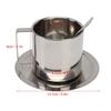 200ml Capacity Double Walled Cup Double Walled Tea Cup Modern Stainless Steel Coffee Cup  Homes