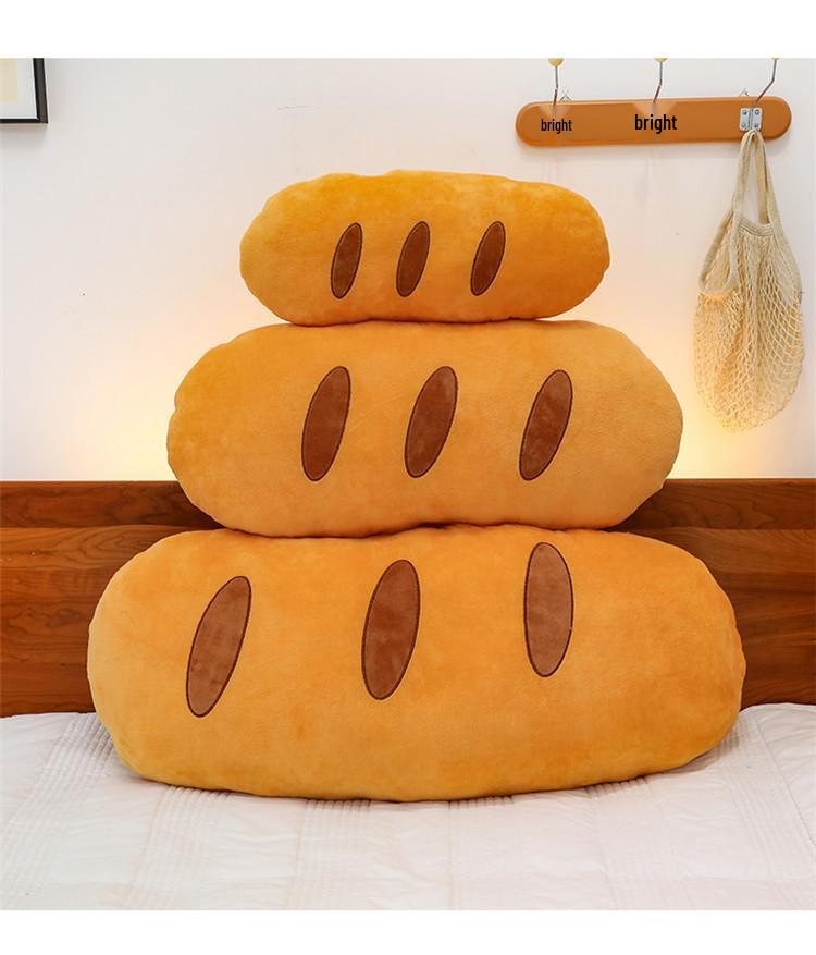 Long Body Bread Simulation Plush Pillow Doll for Sleeping
