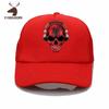 Dunkler Totenkopf Deejay mit Albanischer Flagge Fischerhut Unisex Damen Lustig Albanien DJ Skelett 3D Grafikdruck Boho Kreativ Baseballkappen