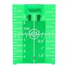 Magnetic Target Plate with Leg for Laser Level Meter Cross Line Double Scale (Green)