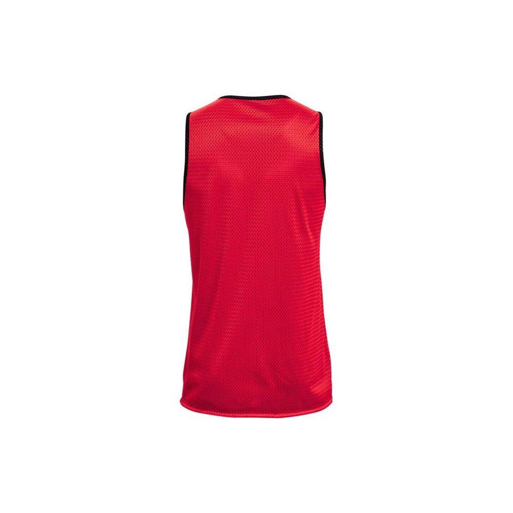 Under Armour Reversible Sports Running Fitness Training Letter Logo Print Breathable Round Neck Sleeveless Basketball Vest Men Tops Red 1377310-600