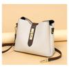 All-in-one Leather Women's Bag Bucket Bag Carrying Crossbody Bag Fashion Niche Light Luxury Shoulder Bag
