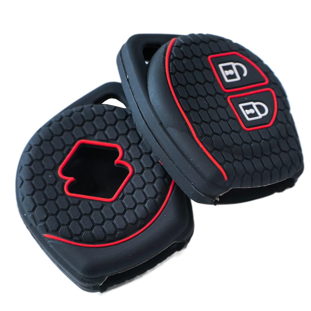 2 Button Silicone Car Remote Key Cover Case For Suzuki Swift Ignis Vitara Liana Ciaz Baleno Car Key Fob Case Cover Shell Decor