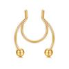 1pcs U-shaped Non-pierced Fake Nose Septum Piercing Surgical Steel Nose  Spiral Hoop Rings for Women Men Nose Piercing Nariz
