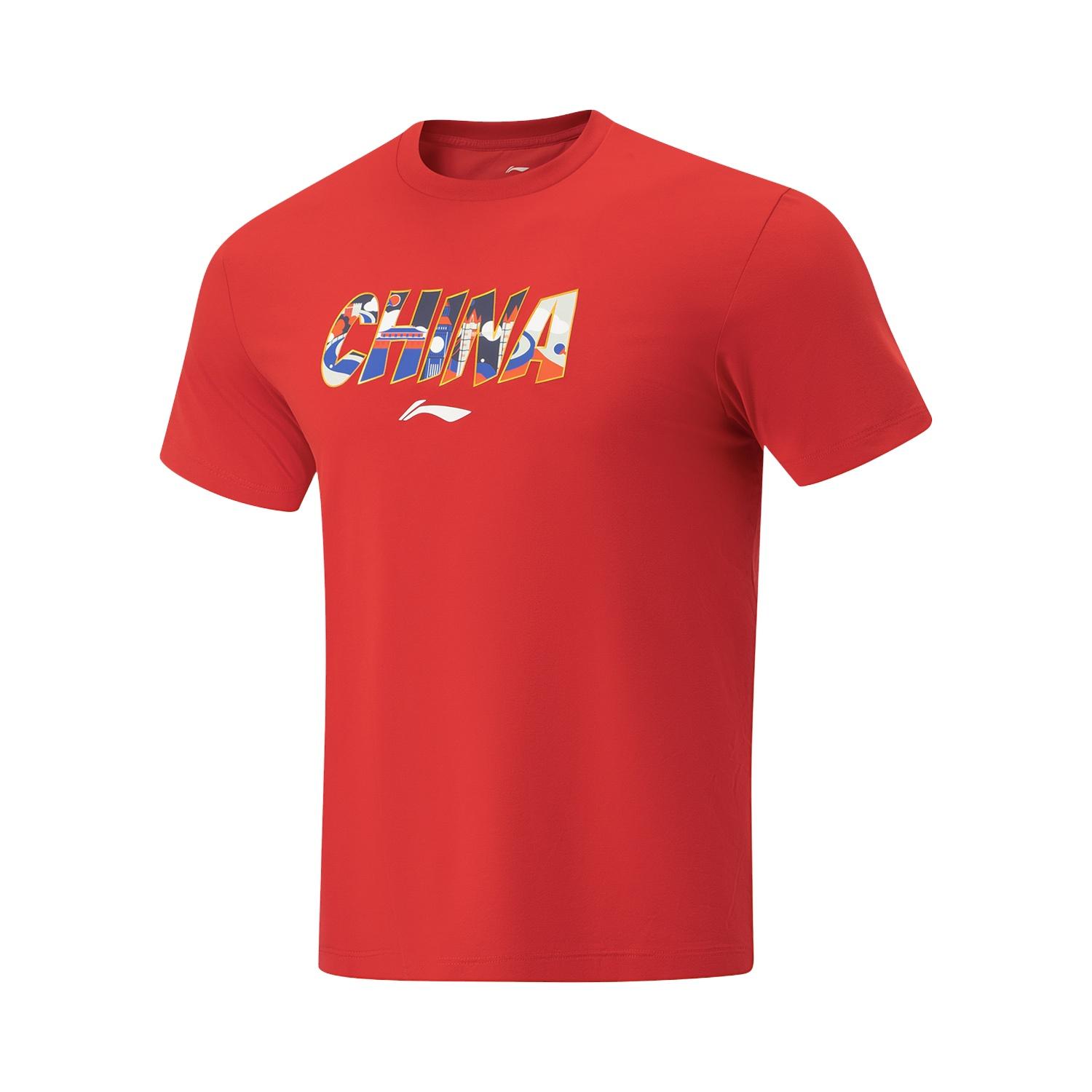 Li Ning Table Tennis Collection T Shirt Unisex AHSW059-2 XS