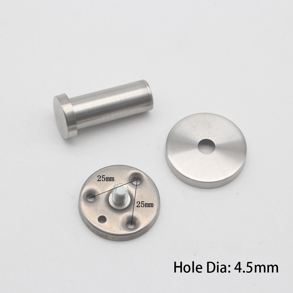 1Pcs with Screws Single Clothes Hook Cylindrical Wall Punching Hook New Hat Towel Rack