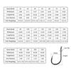 100pcs/Box Fishing Hooks Iseama Circle Carp Eyed Fishing Hook Set Size 2-15# Ring Eye Japan Fishhooks Single Jig Hook