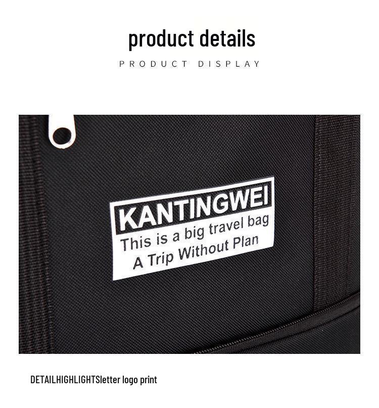 Wasserdichter Reisekoffer aus Oxford-Gewebe - Große Kapazität Aufgabegepäcktasche für Umzug ins Ausland