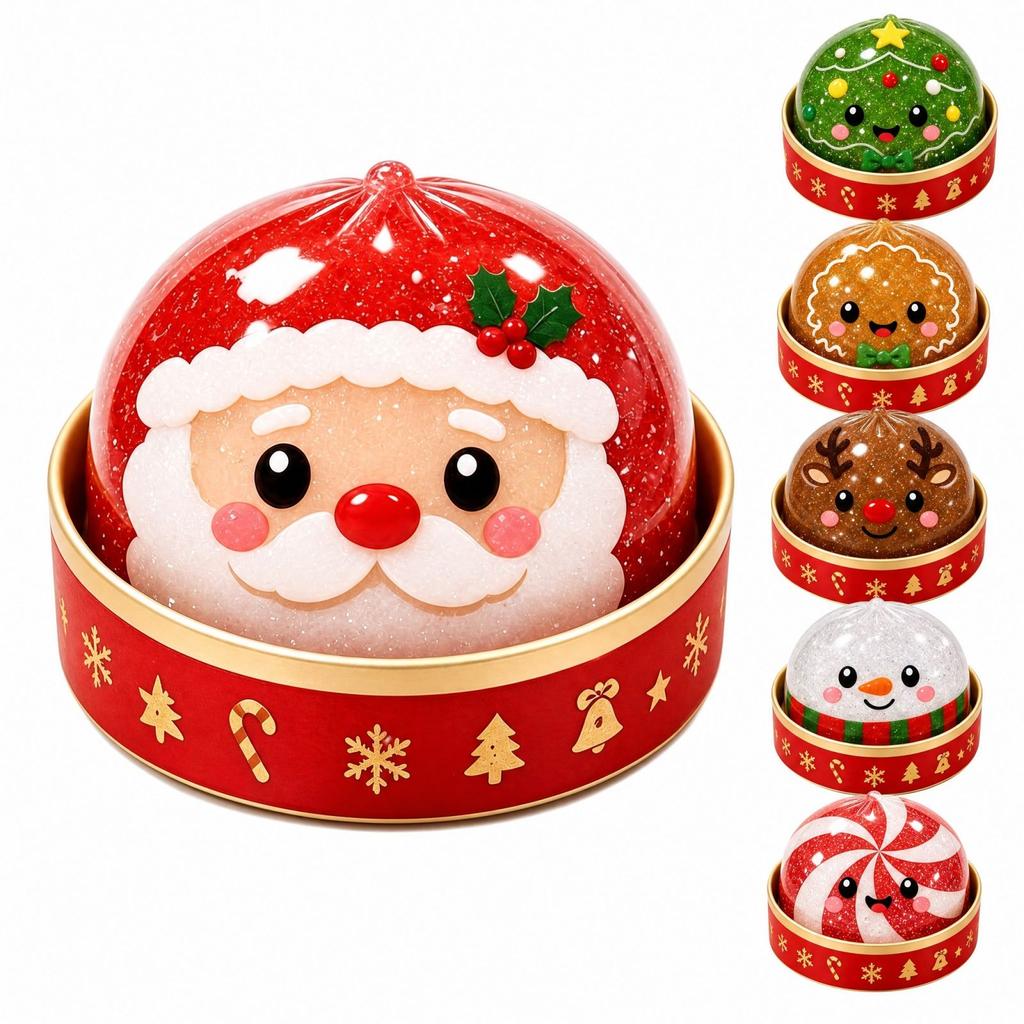 Рождественская игрушка-булочка из пектина для детей, Подарки для праздничной вечеринки