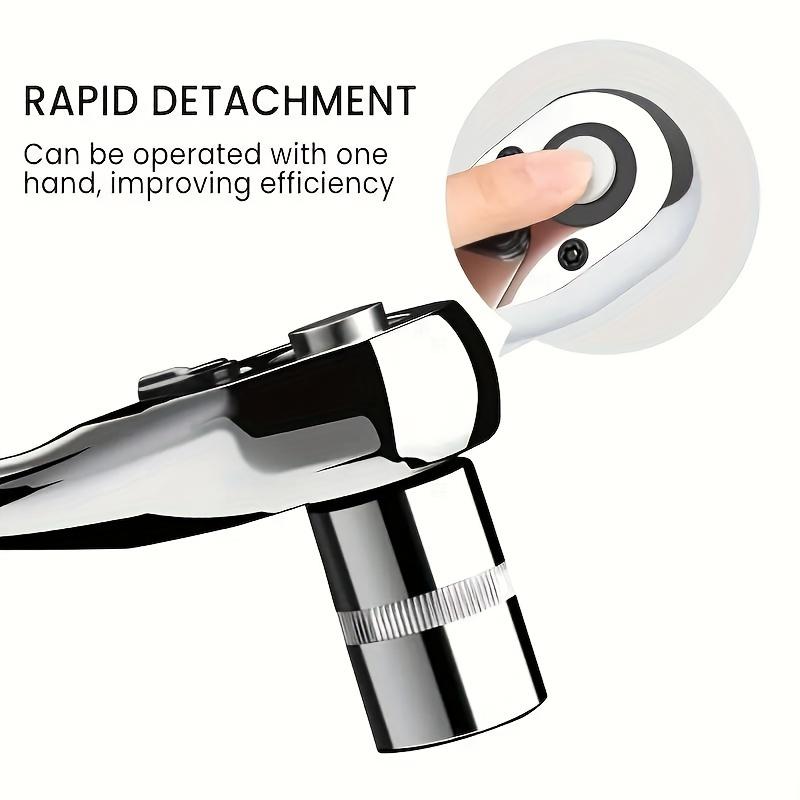 1/4" 3/8" 1/2"inch Ratchet Wrench 24 Teeth Extending Telescopic Ratchet Socket Wrench Tool Plate Ratchet Handle Wrench Tools
