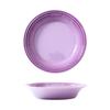 European Colorful Gradual Change Macaron Ceramic Plate Creative Home Fruit Salad Plate Nordic Baked Rice Dish Deep Soup Plate