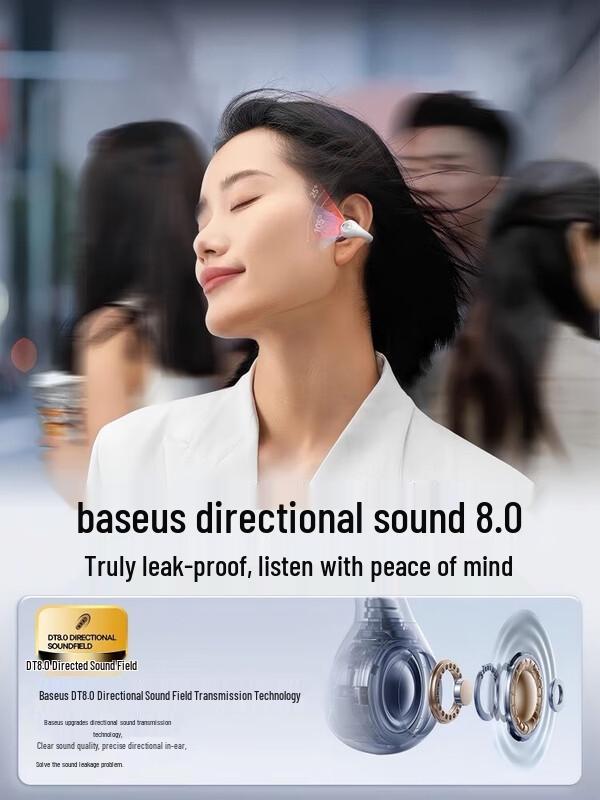 Baseus AS01 Open-Ear Clip Bluetooth Headphones