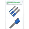 Blue Coated 8mm Shanks Router Bit 7Pieces Kit Wood Cutting Equipment For Wood Carving And Slot Cutting