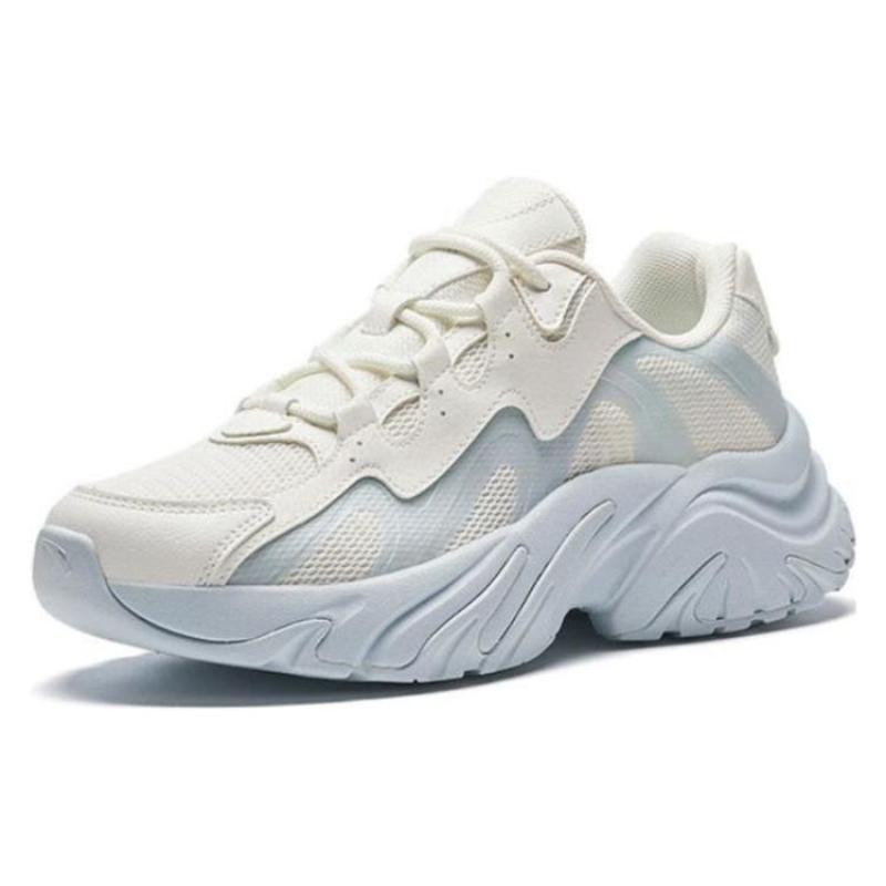 Anta Rabbit Shoes Wear-Resistant Slip-Resistant Low-Top Chunky Sneakers Women's White Sneakers 122338884-3