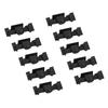 10 Stück Scheinwerfer Zierring Clips 51132752145 Kunststoff Frontscheinwerfer Blendenclips Ersatz für Cooper R55 R56 R57 R58