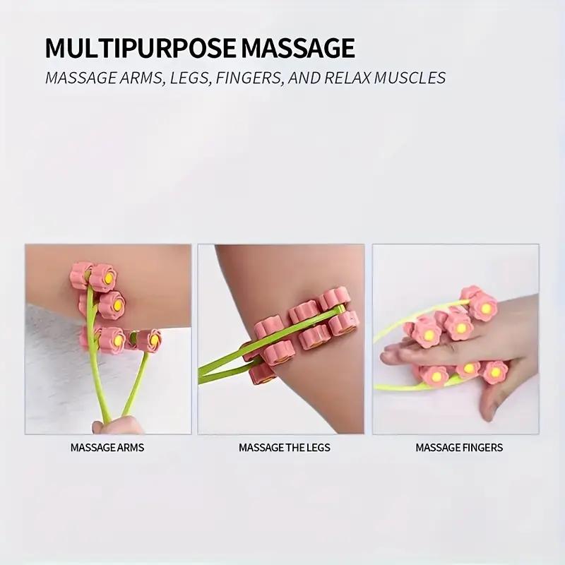 1 Stück Blume Gesichts-Massage-Roller Rose Blume V-Gesicht Gesichts-Massagegerät Roller Massagegerät V-förmig Lifting und Straffung Gesichts-Massage-Werkzeug