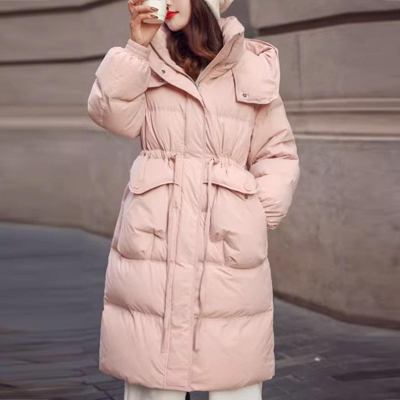 Medium and long down jacket women's duck down winter 2024 new women's down jacket fashion high-end women