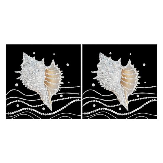 Gör-det-själv pärlmålningskit för vuxna nybörjare 3D pärlkonst pysselkit Plastpärlor Förtryckt duk Verktyg för heminredning Välkomstpresent