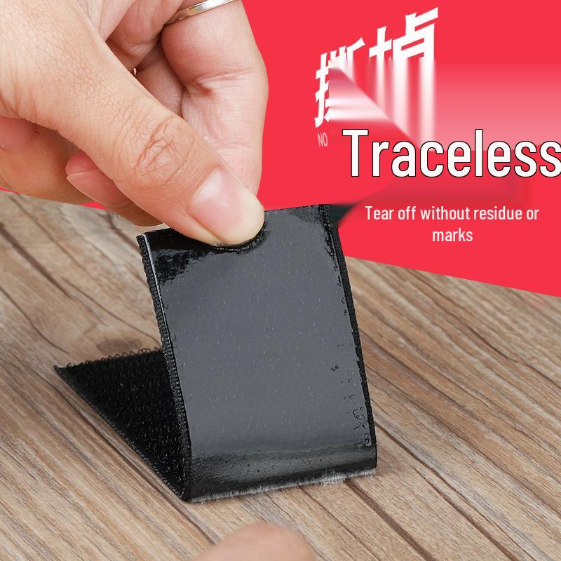 25 m dubbelsidig kardborreband - Självhäftande för gardiner, myggnät och bilmattor